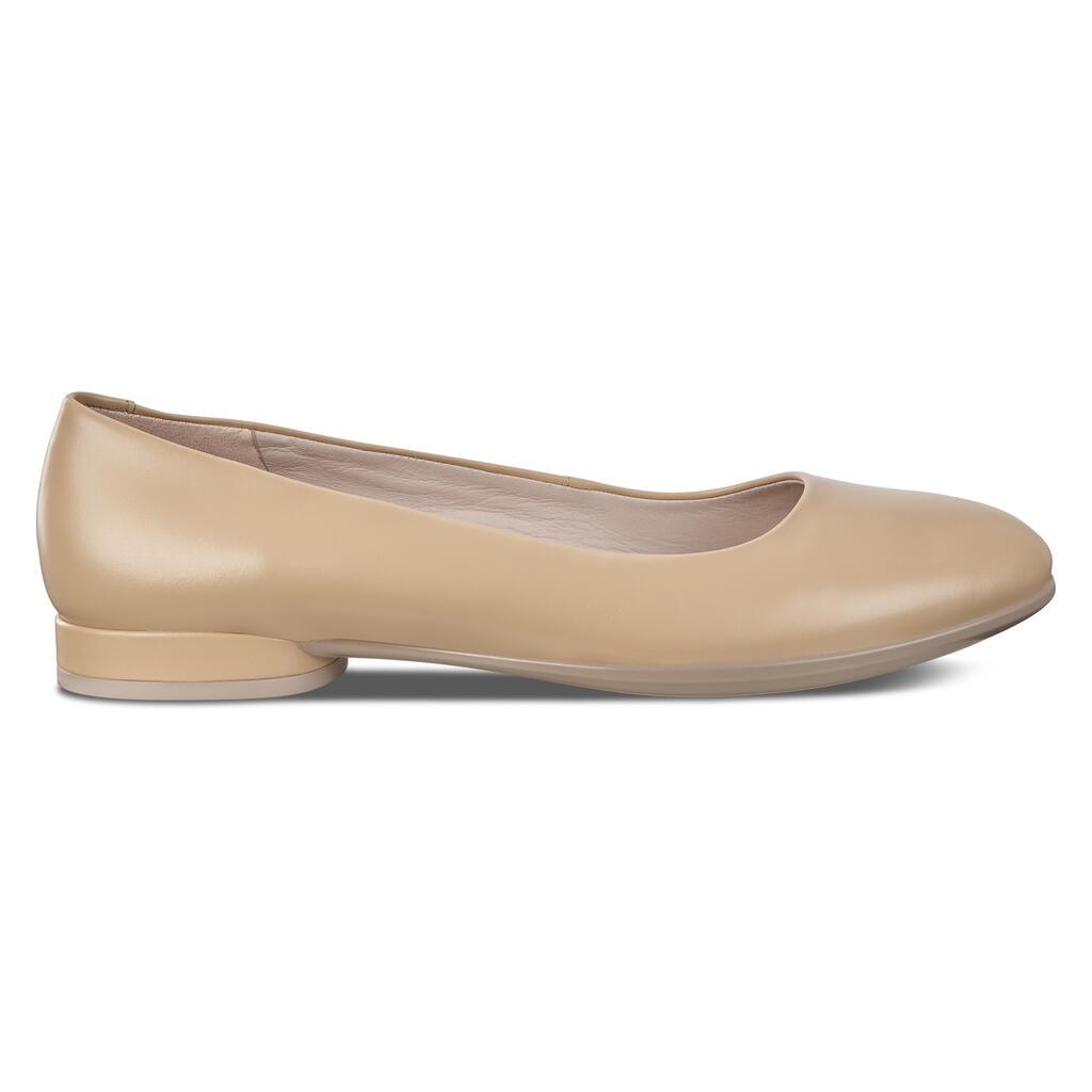 Ecco Anine Womens Ballet Flats Beige - India LRF-647239